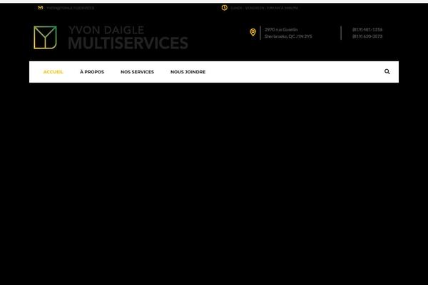 Tanj theme site design template sample