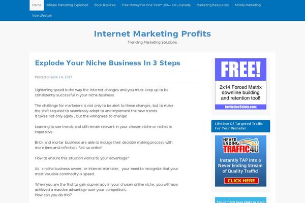 Site using Social-warfare plugin