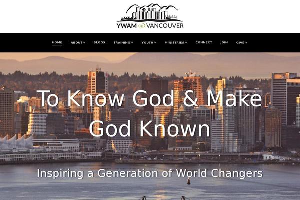 Dunamis theme site design template sample