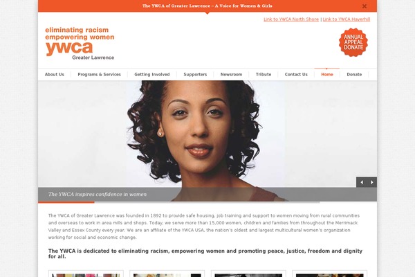 ywcalawrence.org site used Ywca
