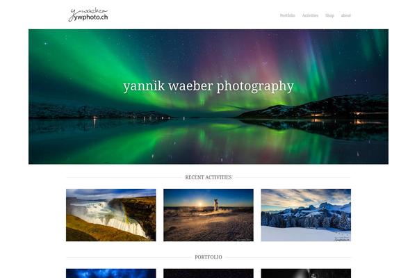 Hero theme site design template sample