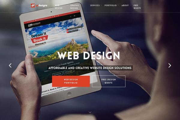 Salient theme site design template sample