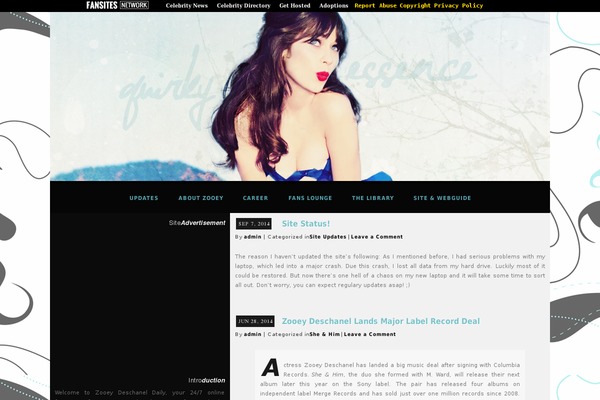 Three theme site design template sample