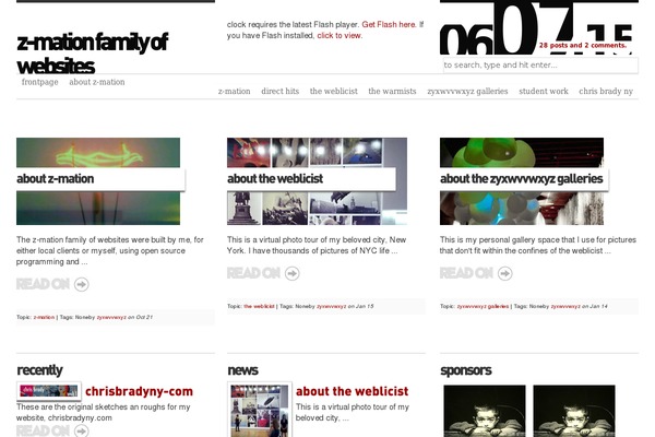z-mation.com site used Riba Lite