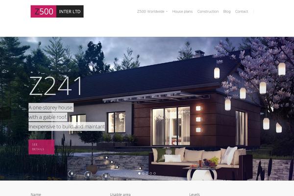 Salient theme site design template sample