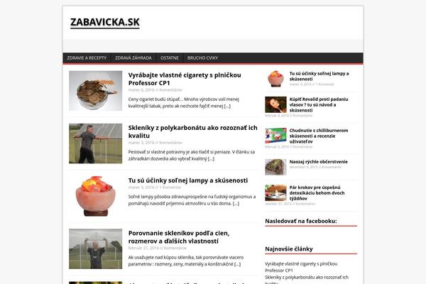 MH Magazine lite theme site design template sample