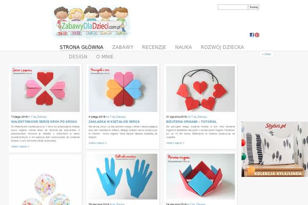 Mira theme site design template sample