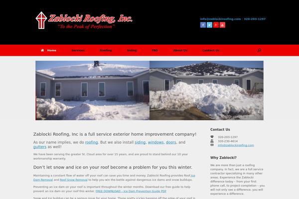 Site using Testimonial Slider plugin