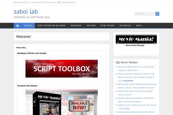 ShootingStar theme site design template sample