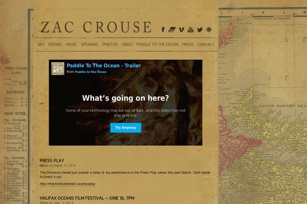 zaccrouse.com site used Citydreams