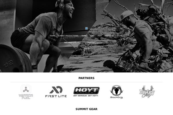 BUCKET theme site design template sample