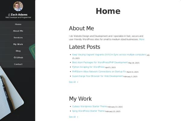 zach-adams.com site used Zach-adams
