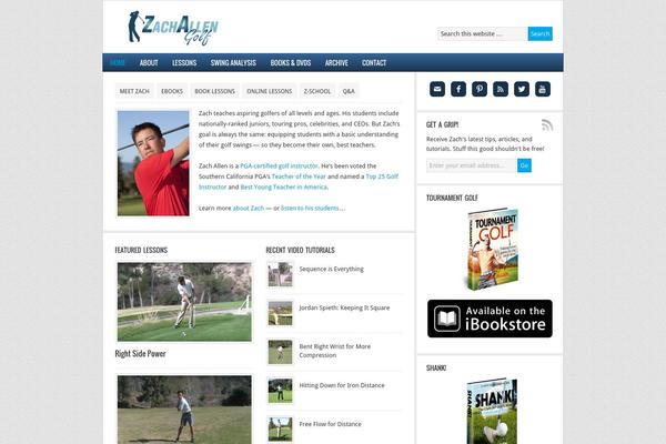 News theme site design template sample