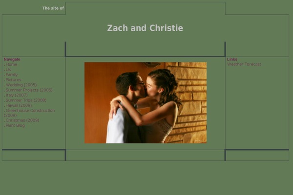 zachandchristie.com site used Lazypress