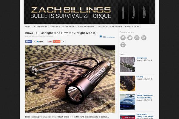 zachbillings.com site used Wikibiztheme2