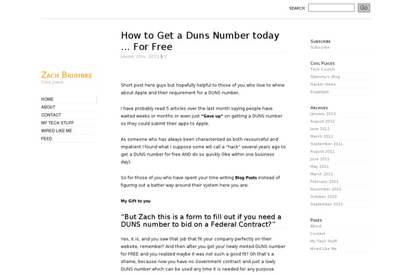 Oulipo theme site design template sample