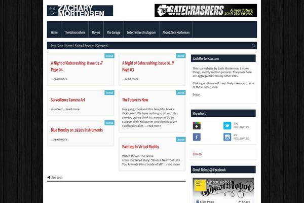 FlyingNews theme site design template sample