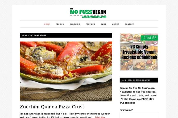 Daily Dish Pro theme site design template sample