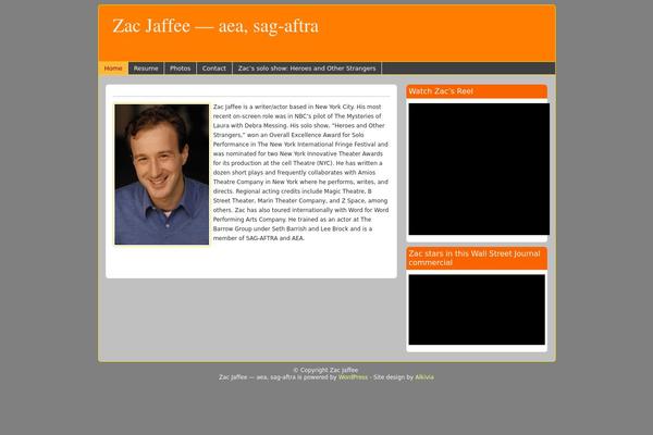 Alkivia Chameleon theme site design template sample