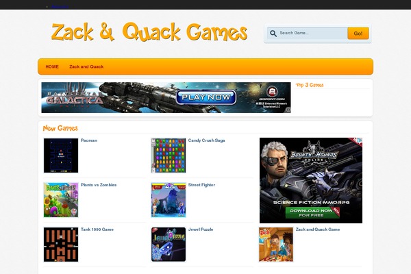 Durus theme site design template sample