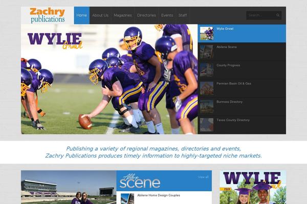 iMagPress theme site design template sample