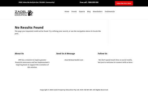 Site using Better WP ShowHide Elements plugin