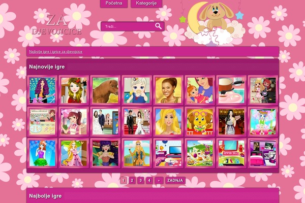 Games theme site design template sample