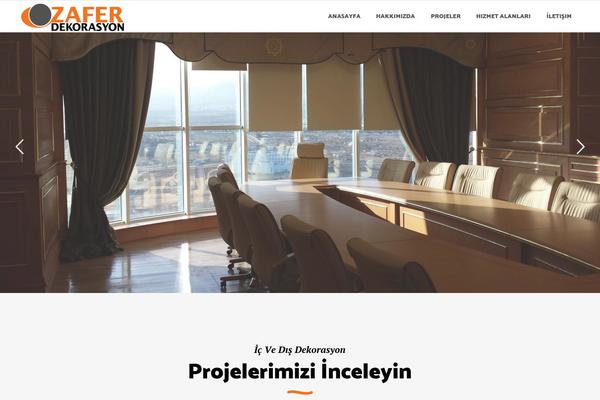 Aton theme site design template sample