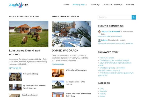 Poseidon theme site design template sample