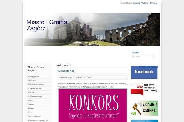 zagorz.pl site used Akademia