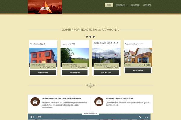 zahir.cl site used Estetico