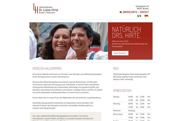 zahnaerztin-hirte.it site used Theme1277