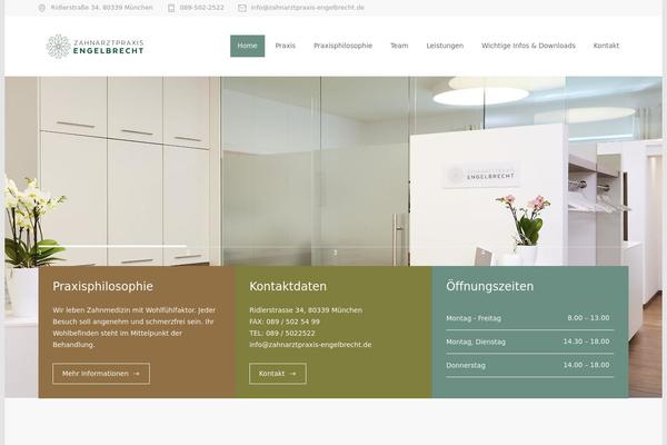 MediCenter theme site design template sample