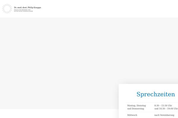 Dentist-wp theme site design template sample