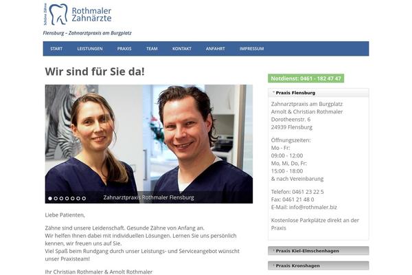 zahnarzt-flensburg.biz site used Minimize