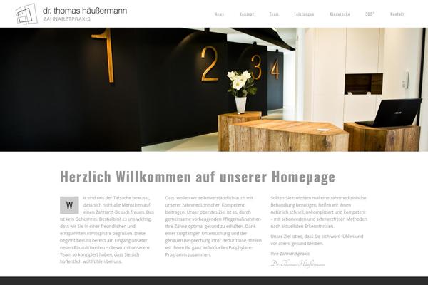 Central theme site design template sample