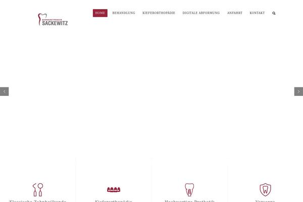 Dentalia theme site design template sample