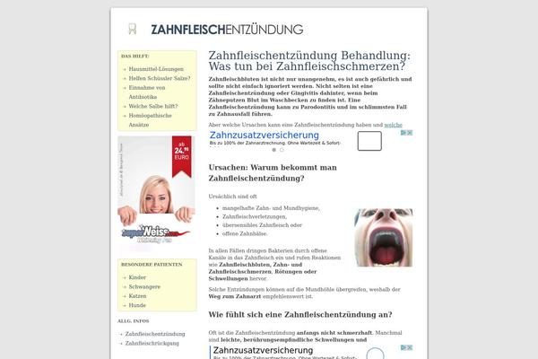 Mehrwert theme site design template sample