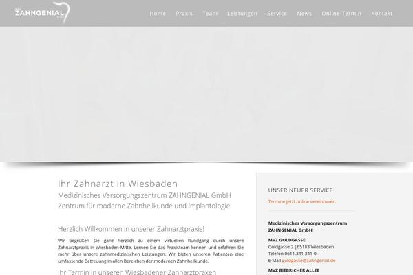 Central theme site design template sample
