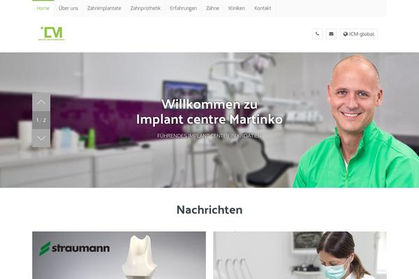 Icm theme site design template sample
