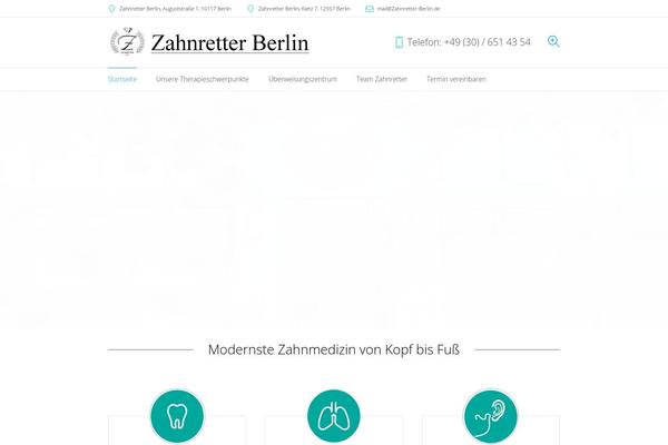 Dental-clinic theme site design template sample
