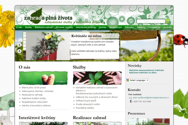 zahradaplnazivota.cz site used Ekologic