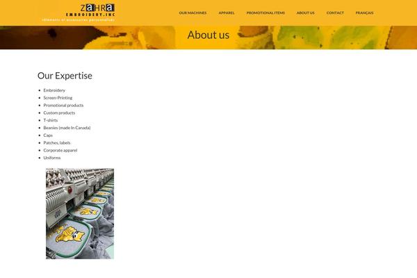 zahraemb.com site used Capeone