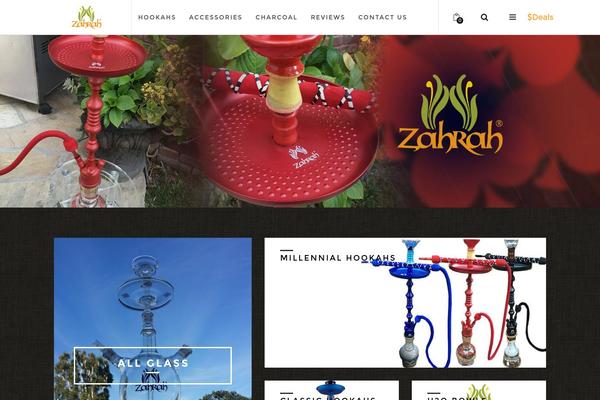 zahrah theme websites examples