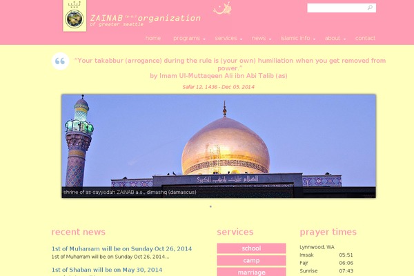 Site using iSlidex plugin