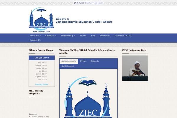 Islamic theme site design template sample
