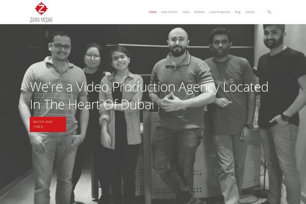 Salient Child theme site design template sample
