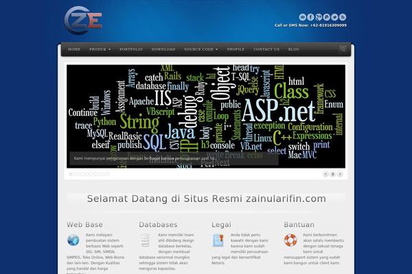 Alyeska theme site design template sample