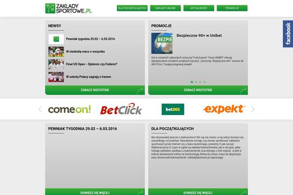 zakladysportowe.pl site used Zs