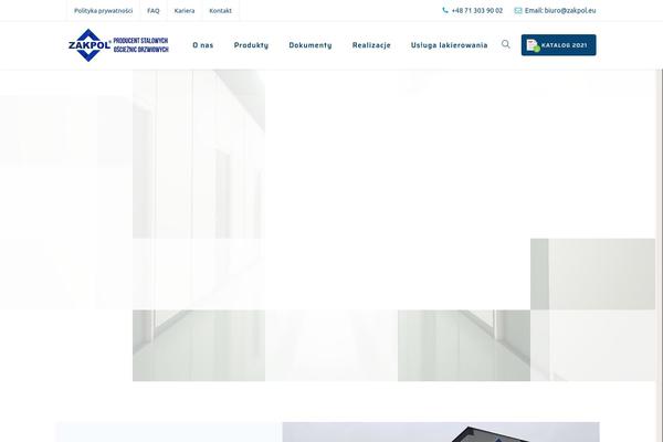 Clariwell theme site design template sample